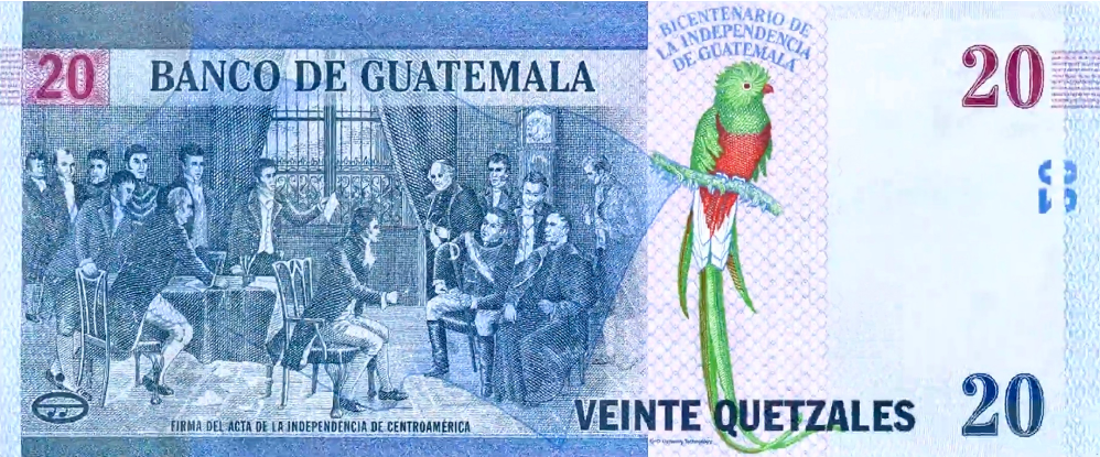 PN128 Guatemala - 20 Quetzales Year 2020 (Comm)